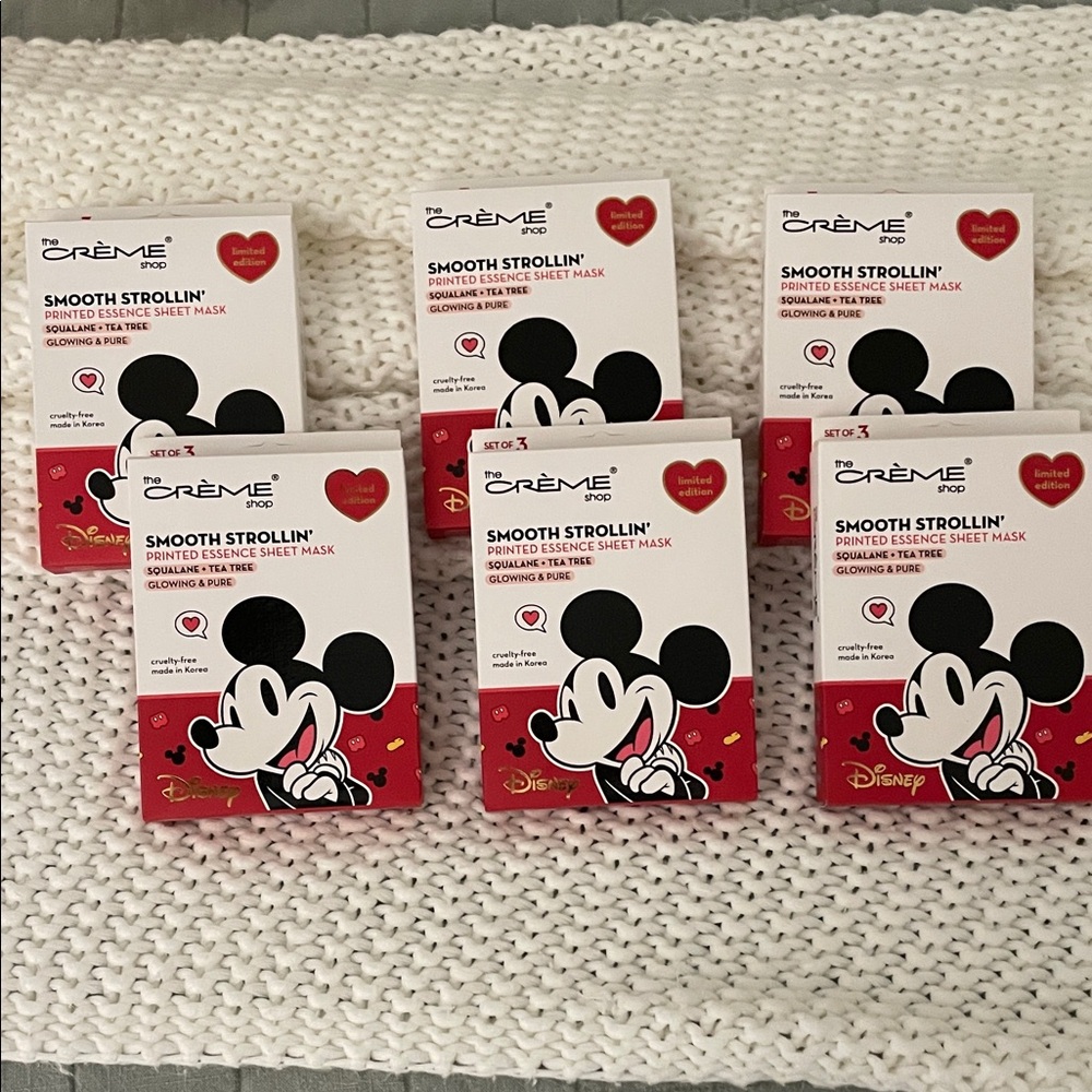 The Crème Shop x Disney Smooth Strollin' Mickey Red Sheet Masks